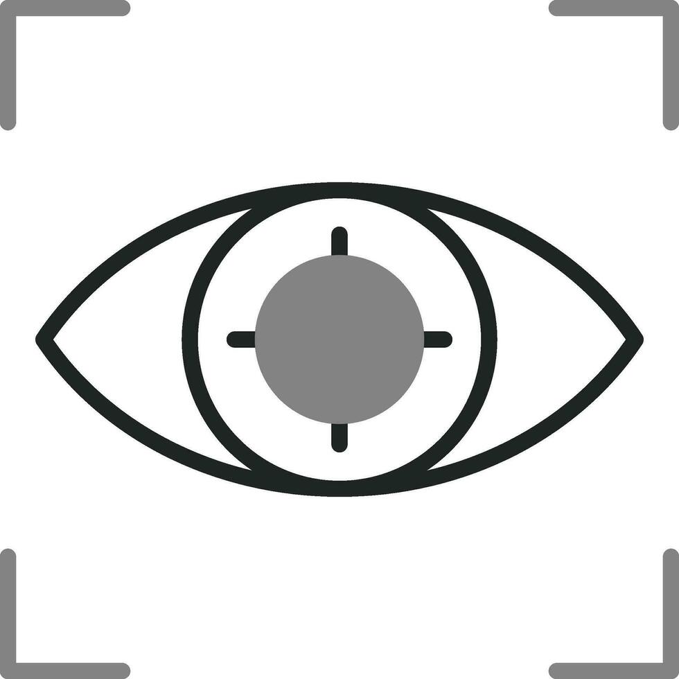 Eye Tracking Vector Icon