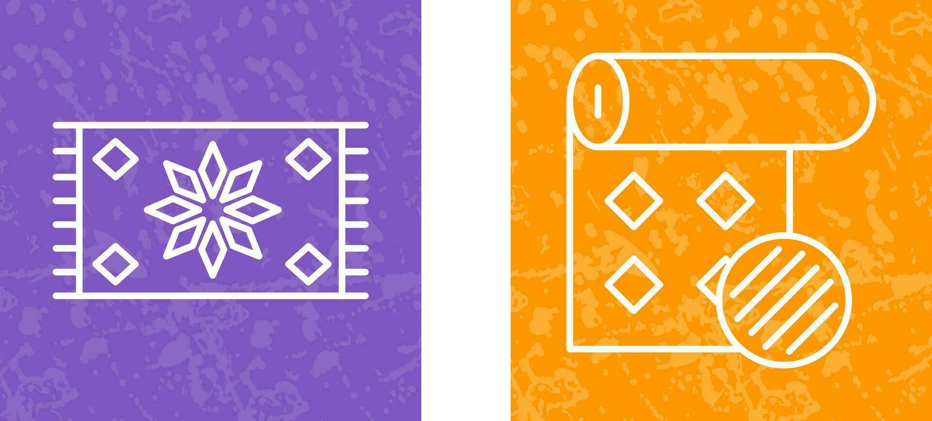Carpet and Wallpaper Icon vector