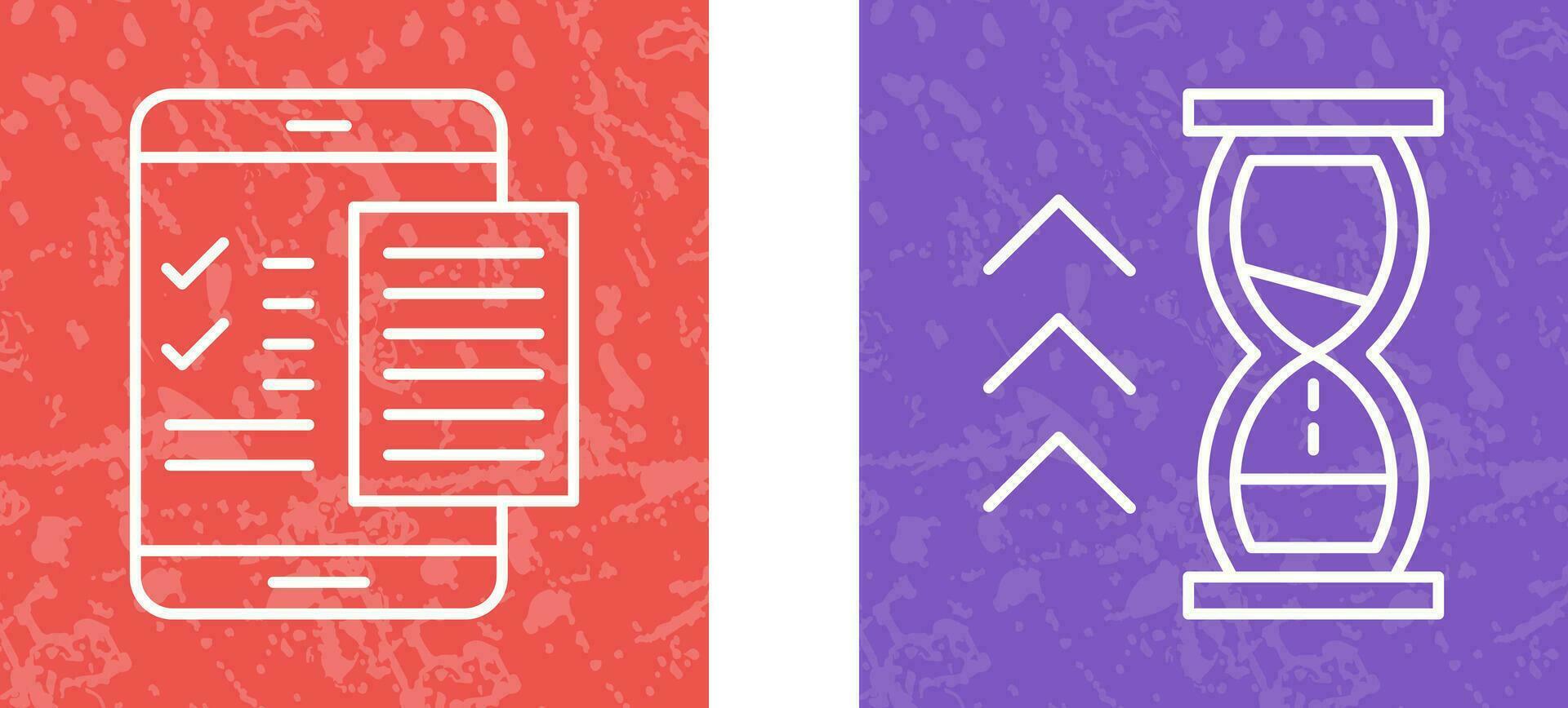 Check List and Quick Response Icon vector