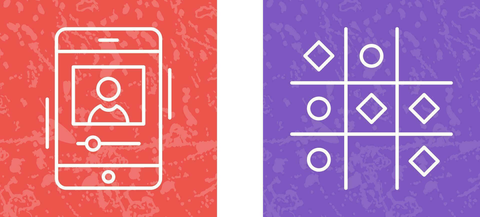 log and Tic Tac Toe Icon vector