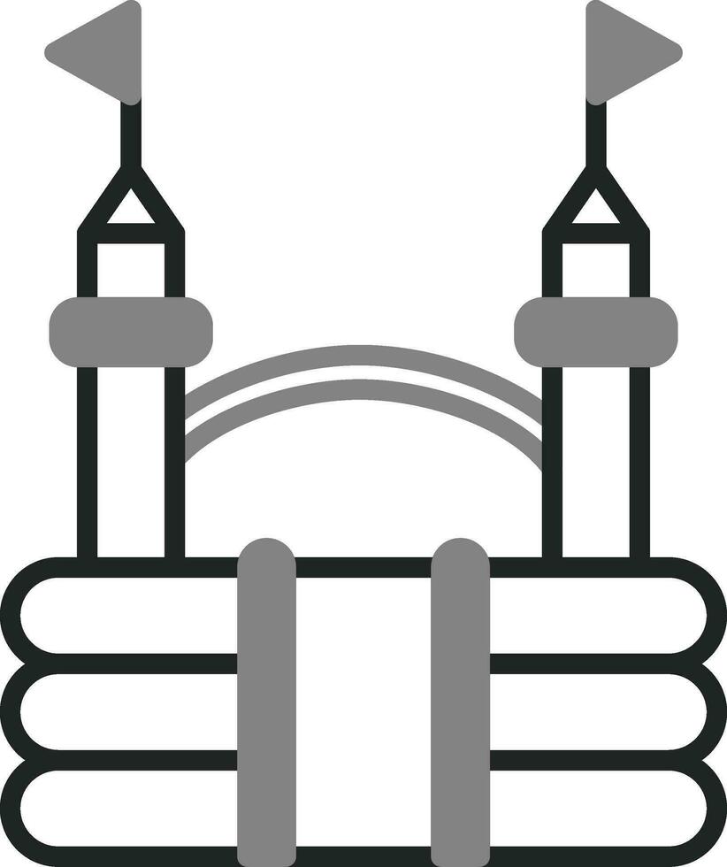 Bouncy Castle Vector Icon