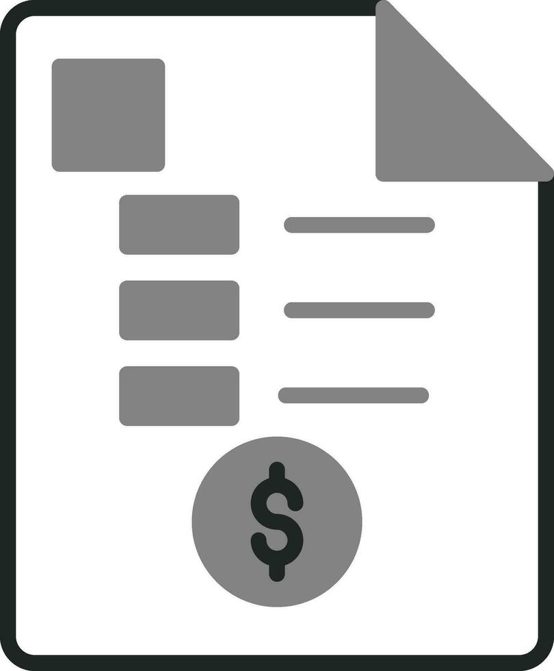 Receipt Vector Icon