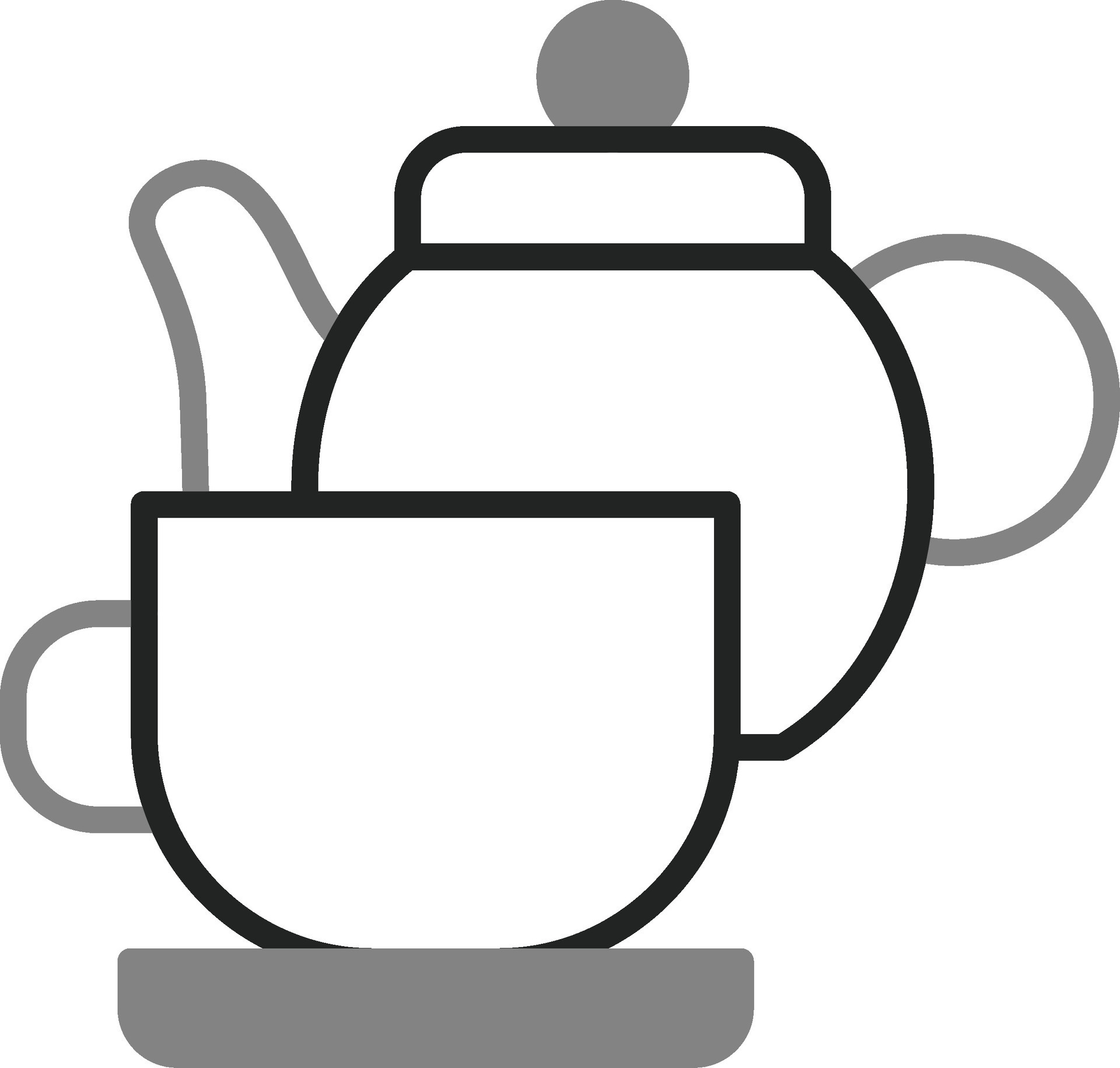 Tea Set Vector Icon 32659649 Vector Art at Vecteezy