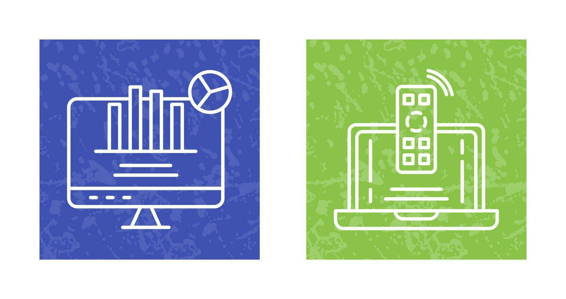 Remote and Analysis Icon vector