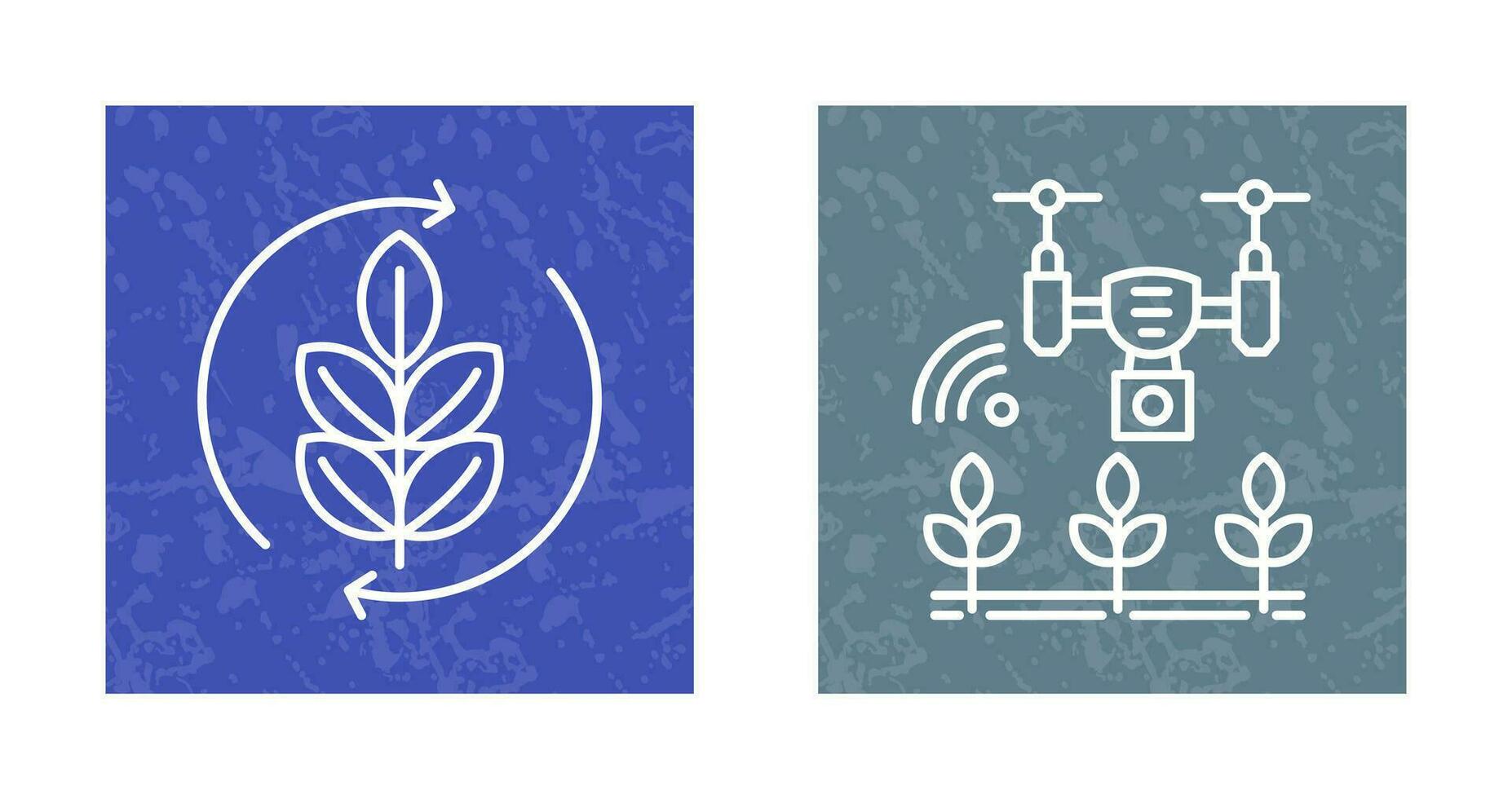 Agronomy and Smart Farm Icon vector