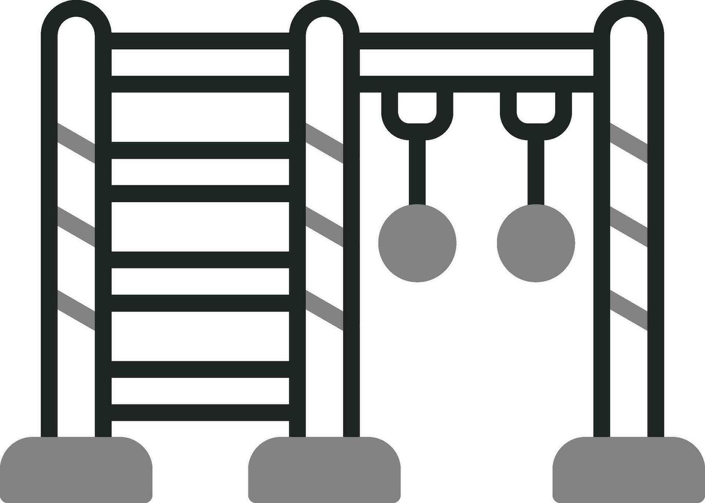 mono barras vector icono