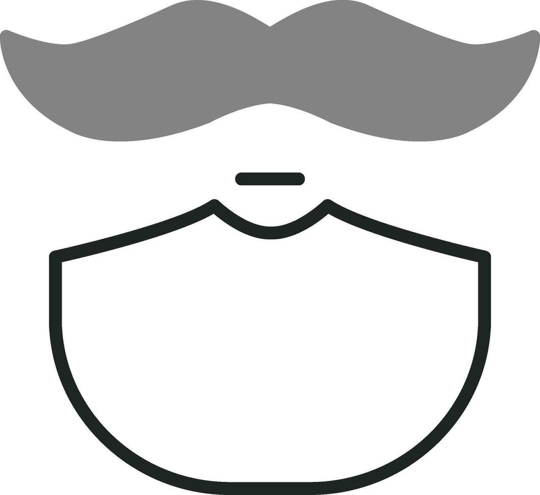 barba vector icono