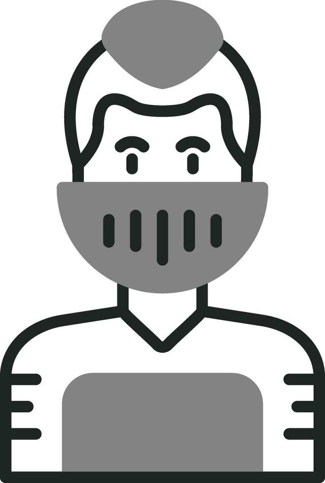 Cyborg Vector Icon