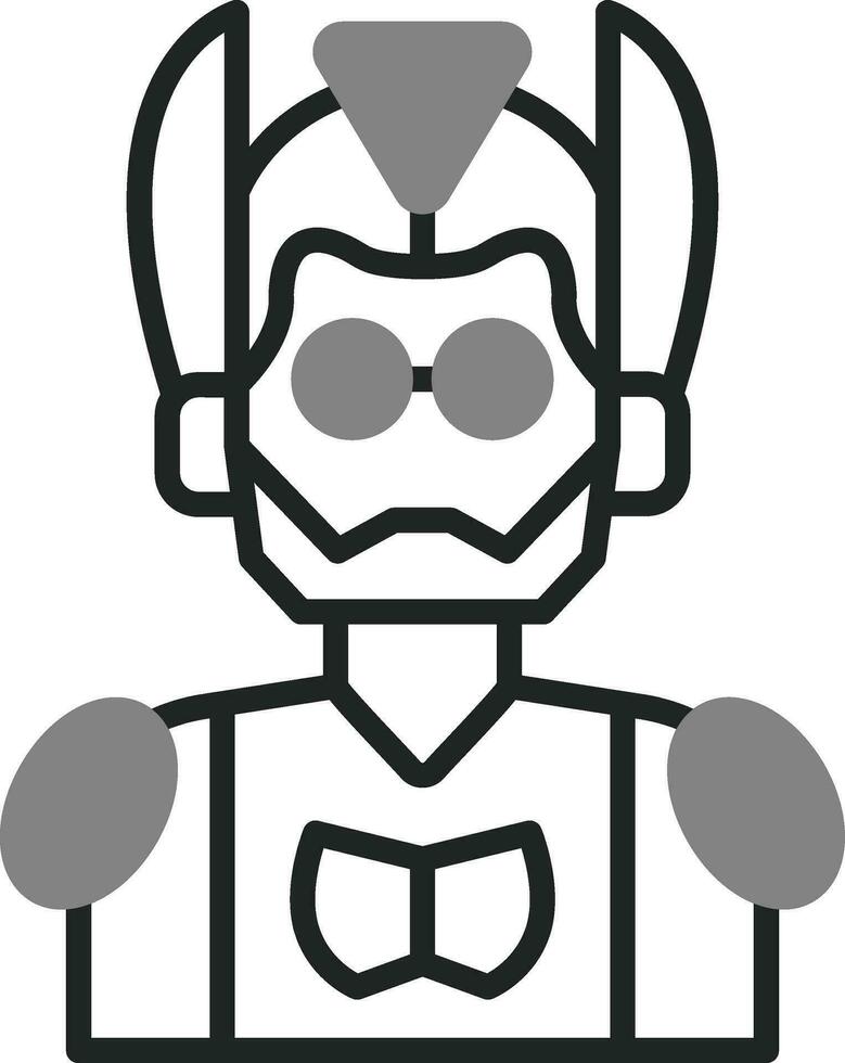 Cyborg Vector Icon