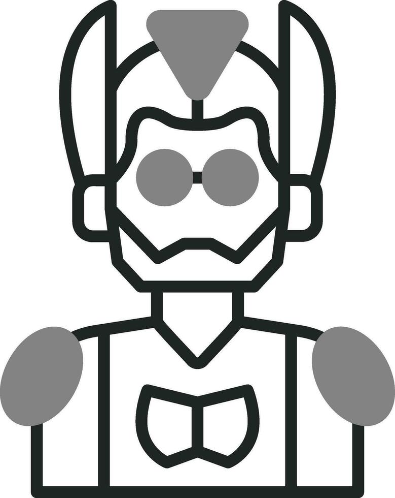 Cyborg Vector Icon