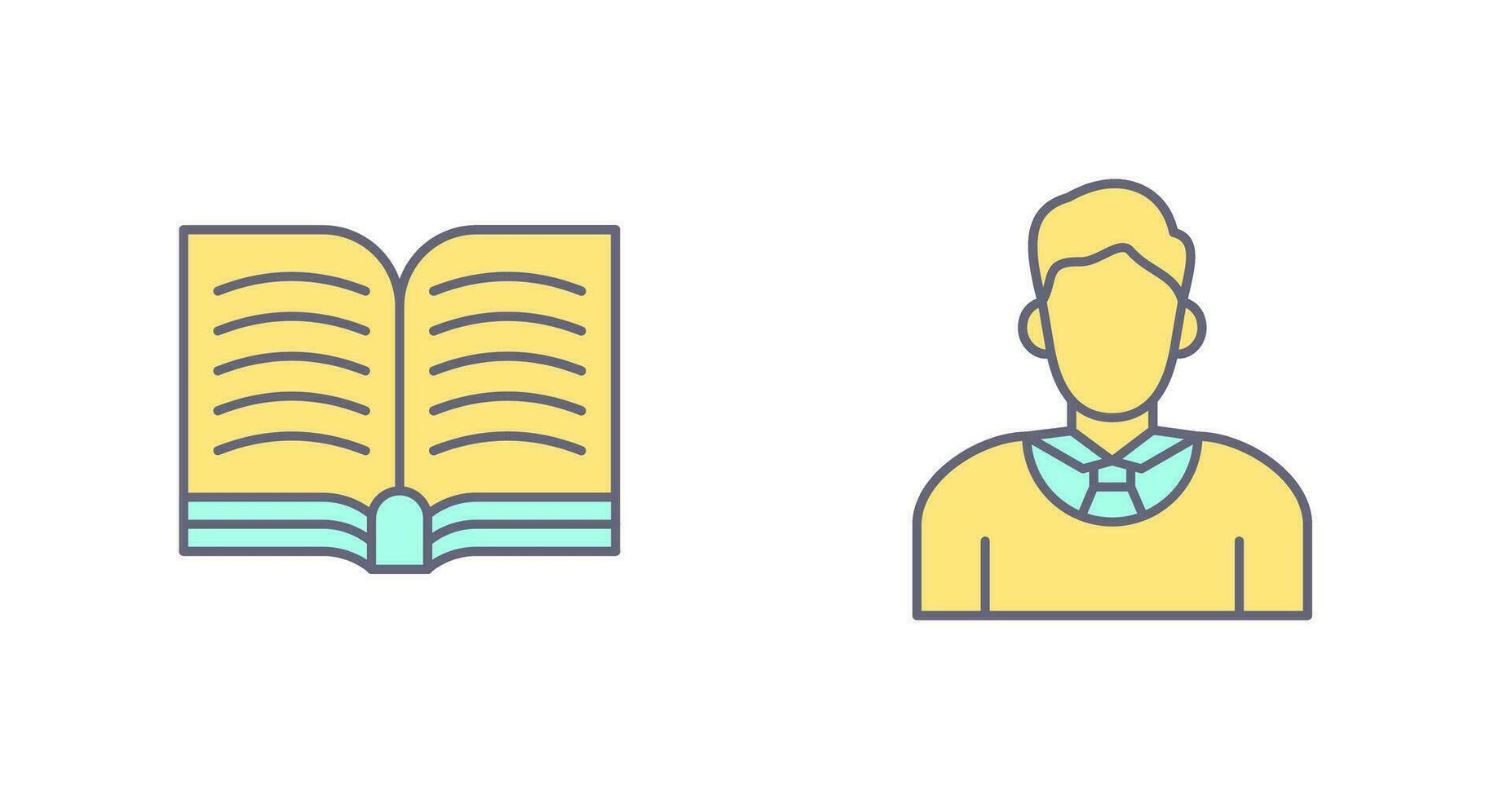 Book and Judge Icon vector