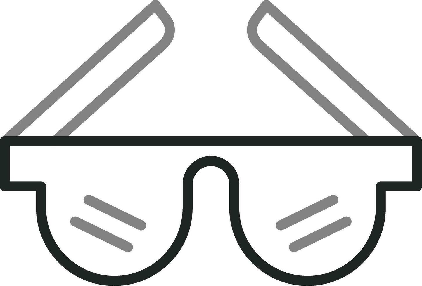 icono de vector de gafas