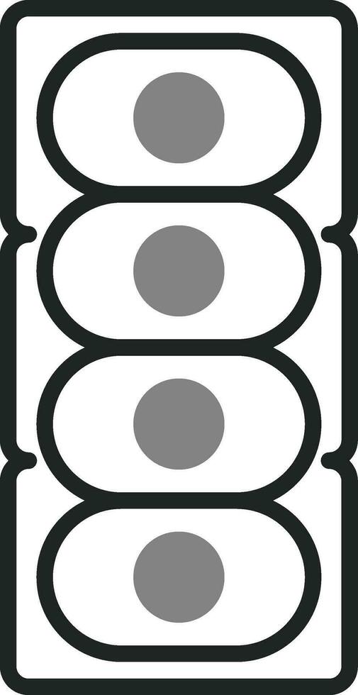 Colonial Diatom Vector Icon