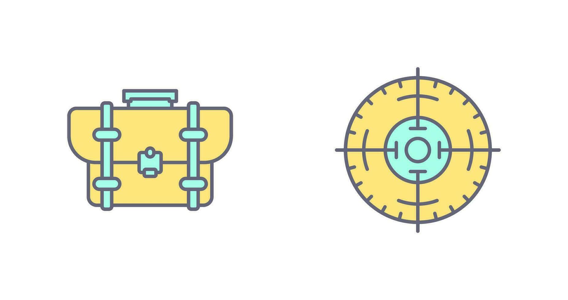 Briefcase and Target Icon 32660417 Vector Art at Vecteezy