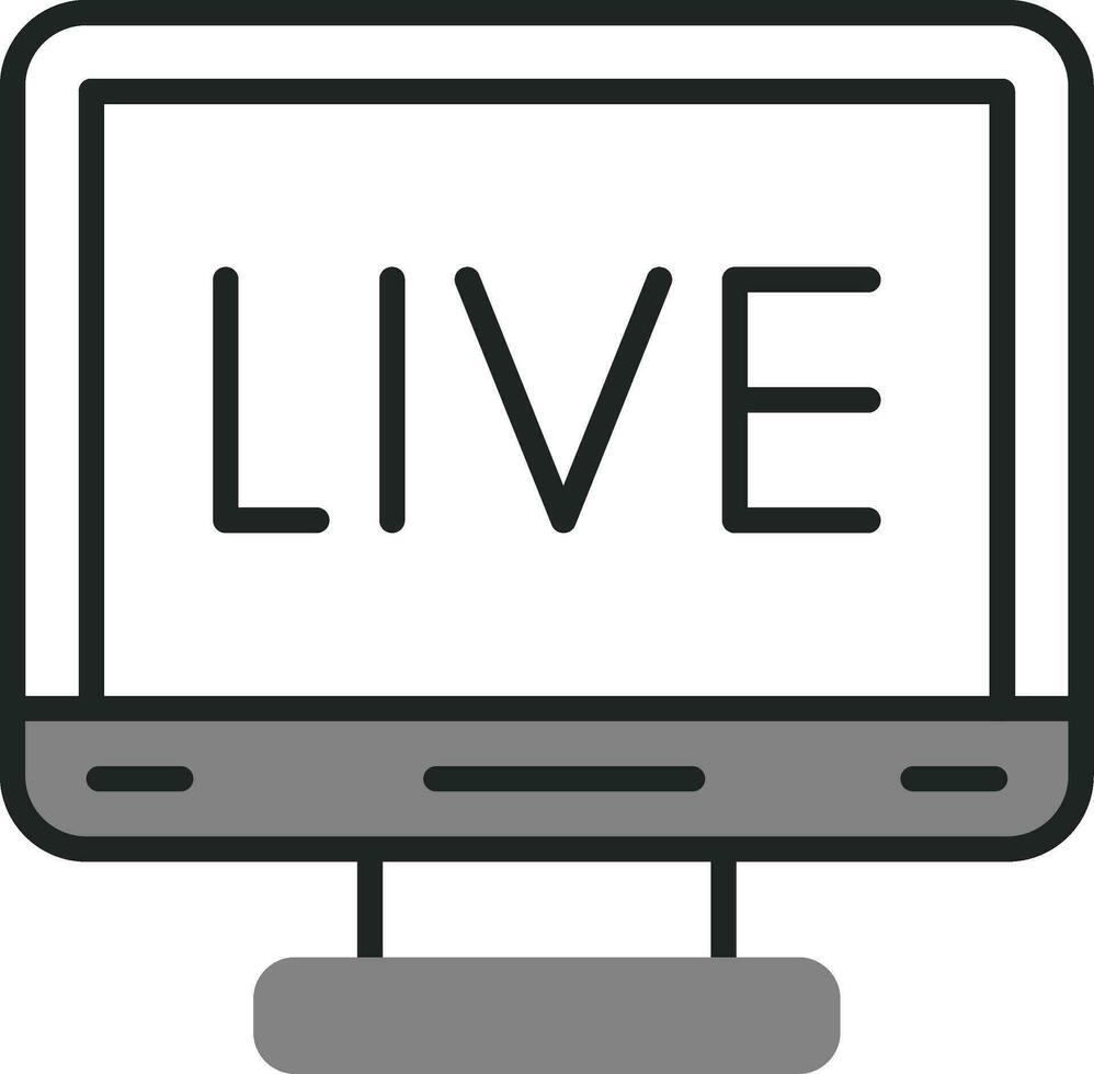 Live Vector Icon