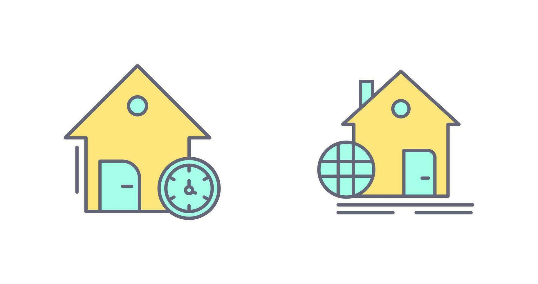 Time and Web Development Icon vector