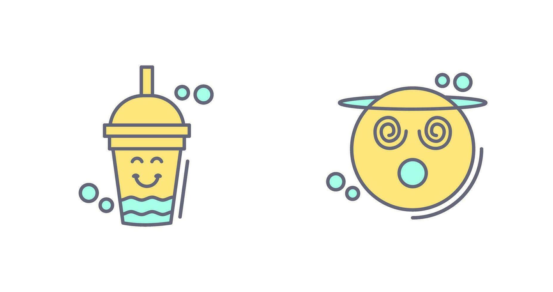 Drink and Dizzy Icon vector