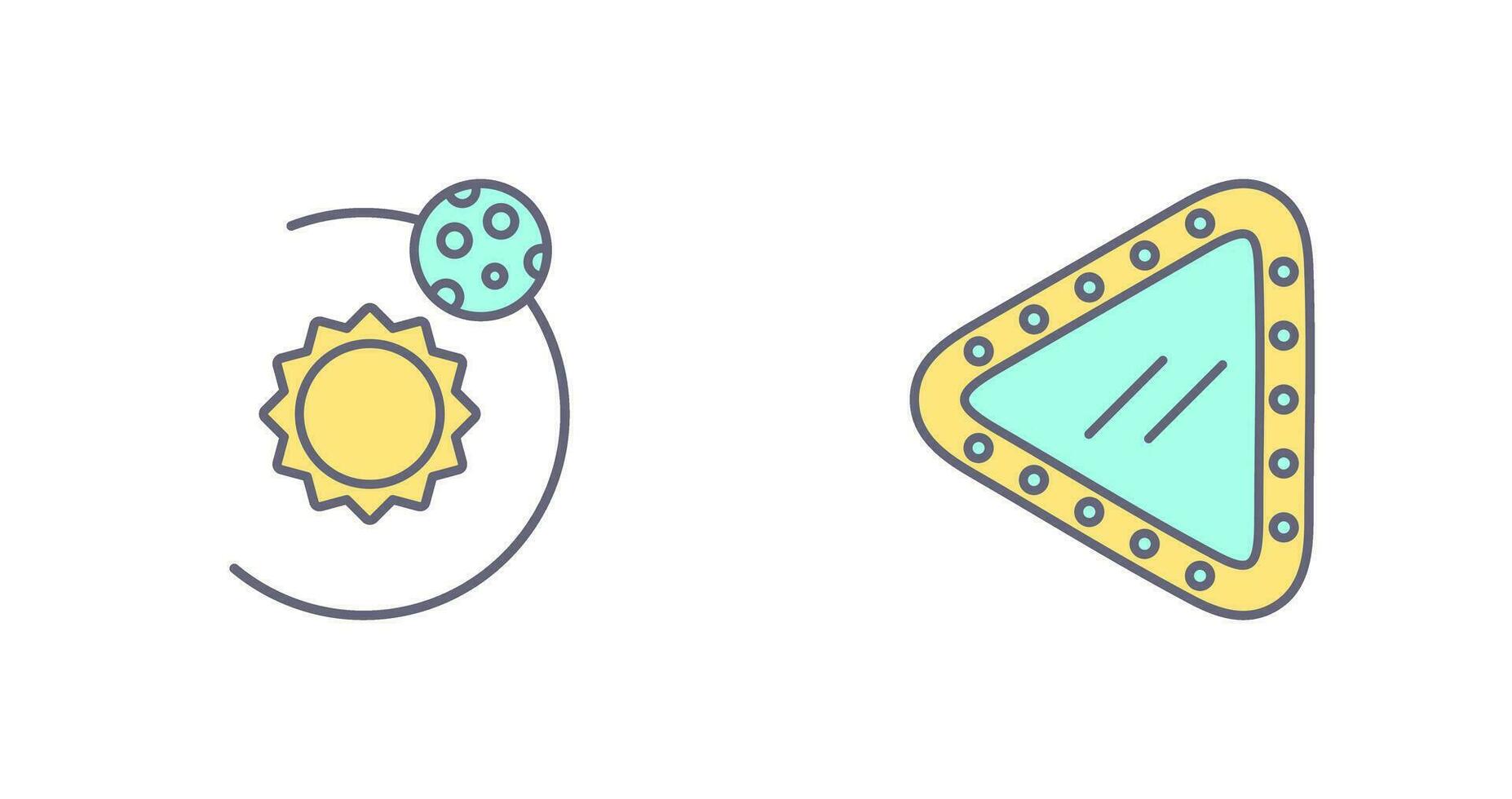 orbit and porthole Icon vector