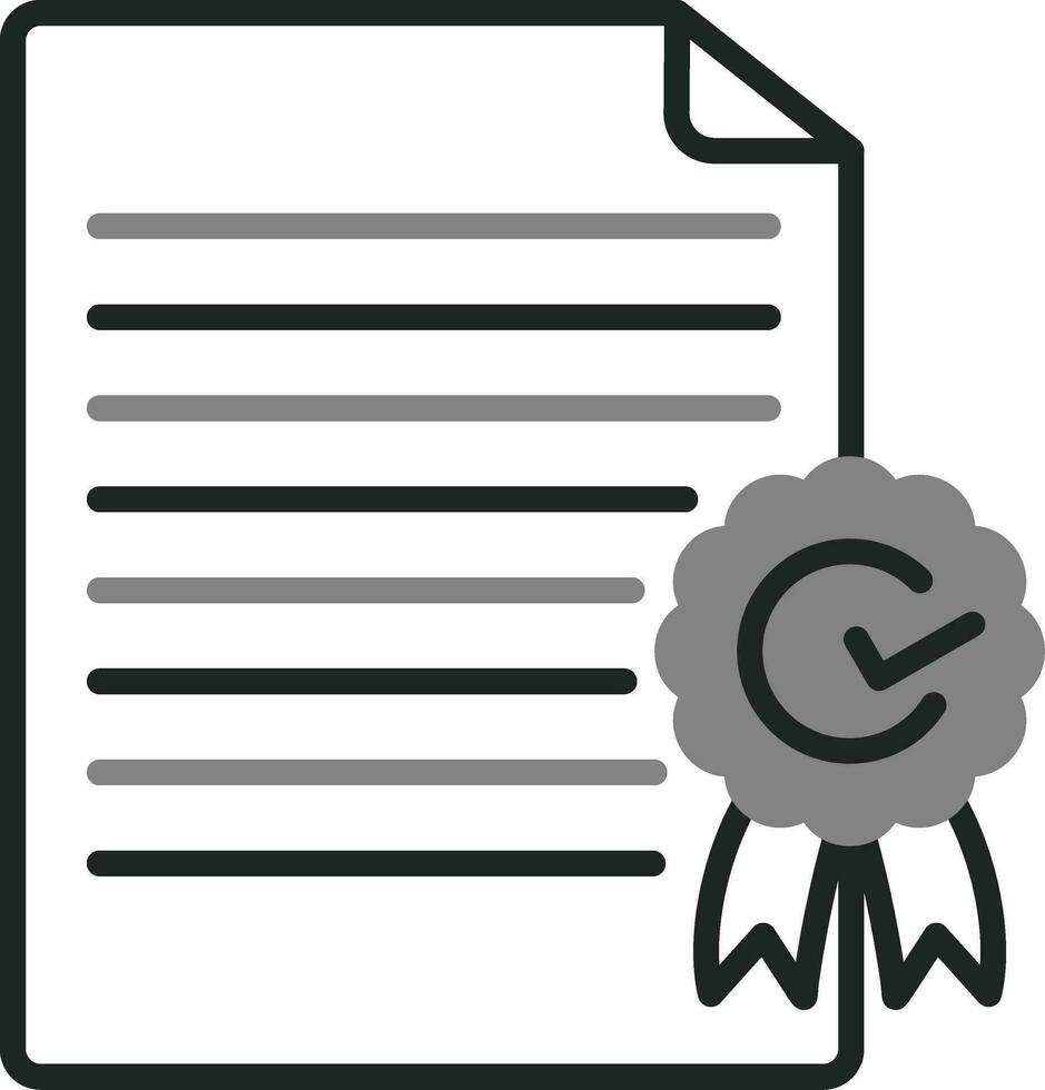 certificate Vector Icon