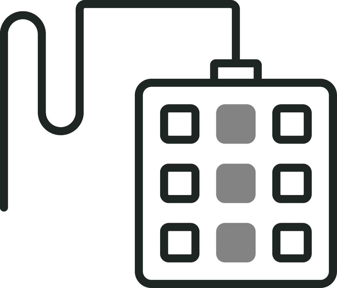 Keypad Vector Icon