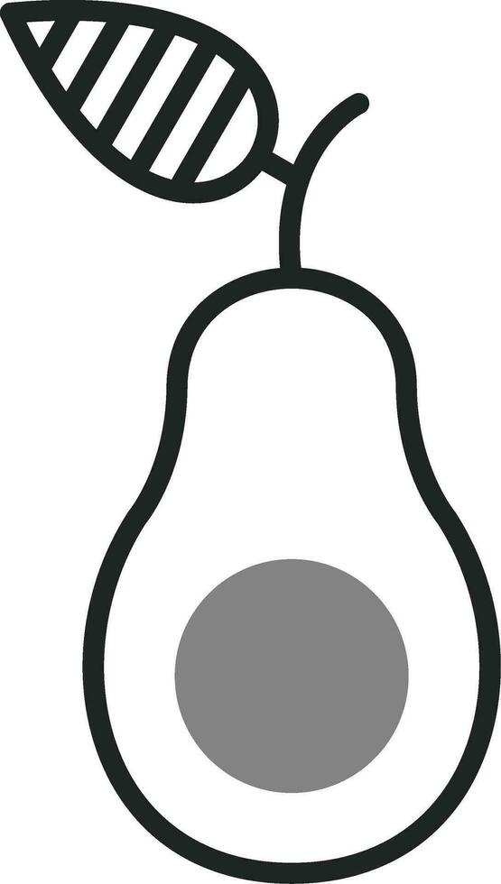 Avocado Vector Icon