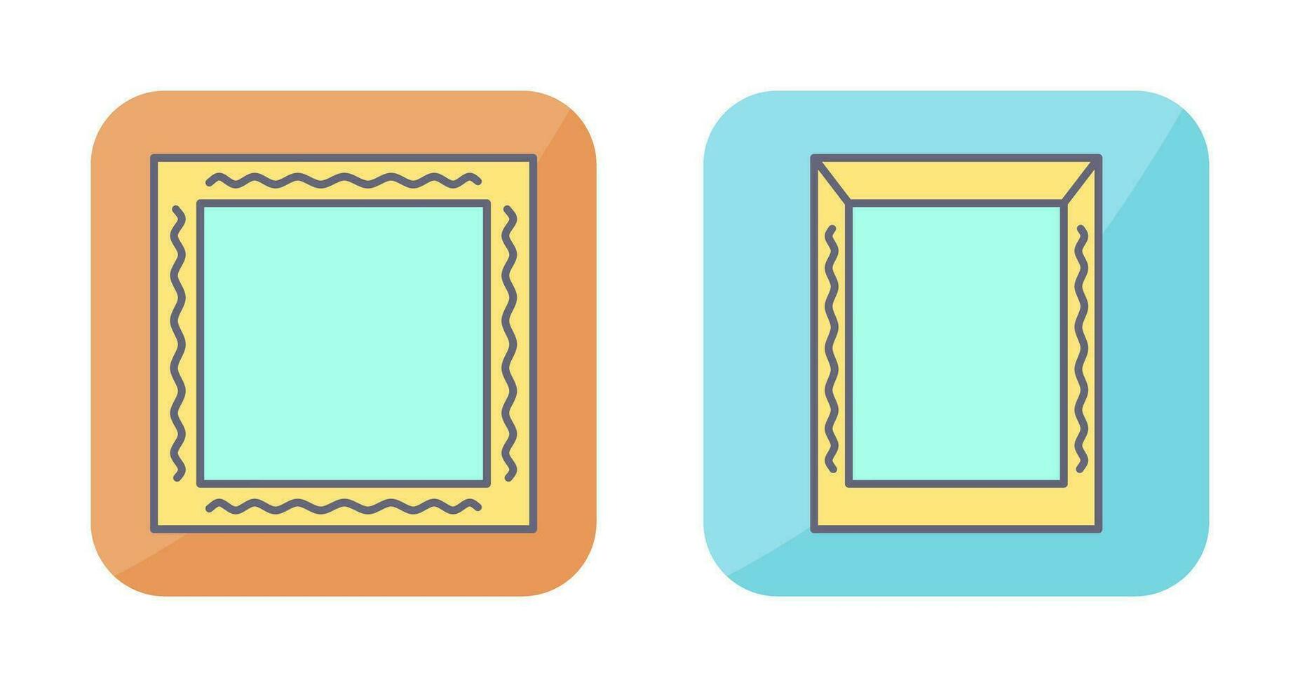 frame and hanging Icon vector