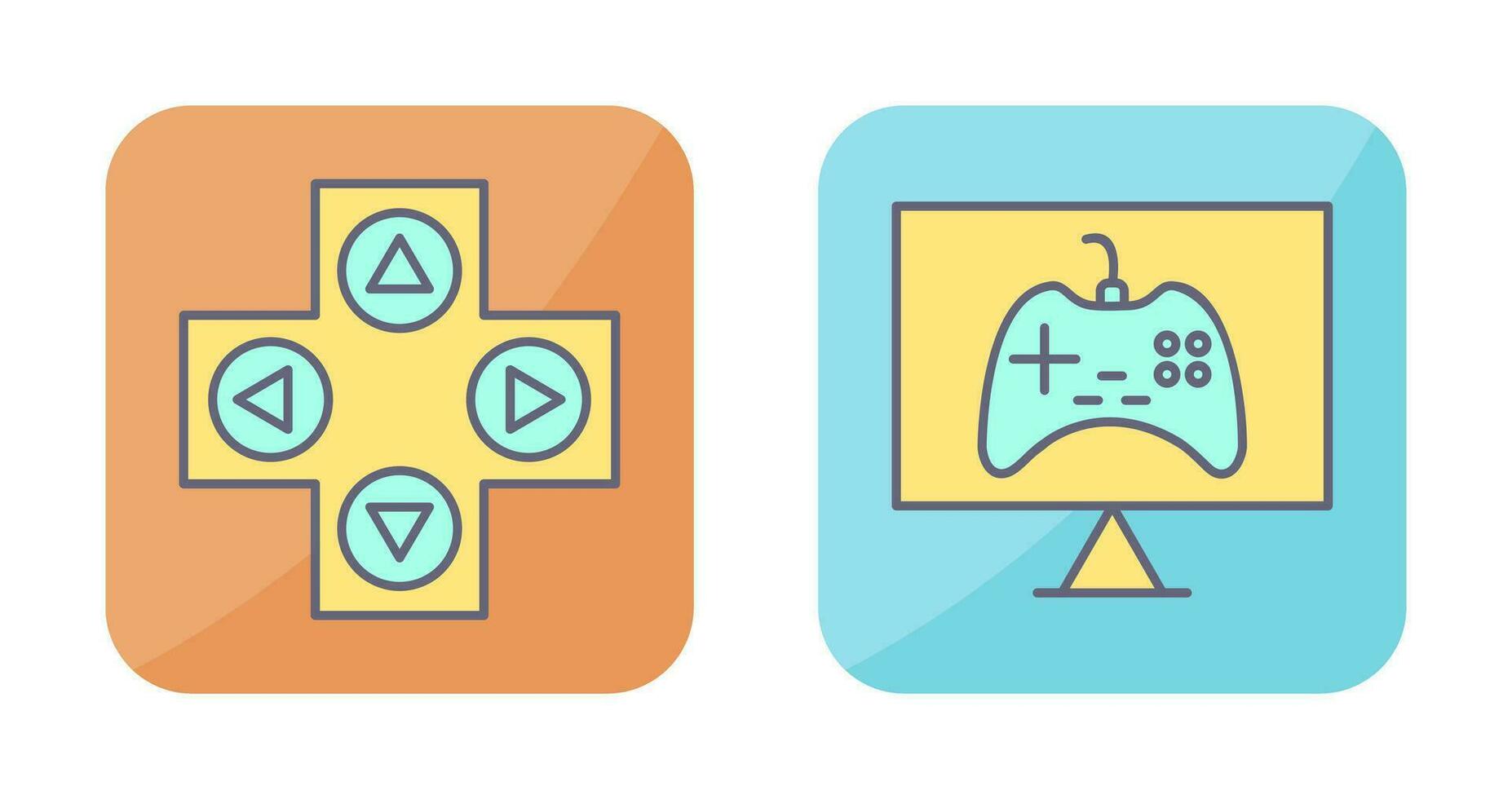 Gaming Control and Online Games Icon vector