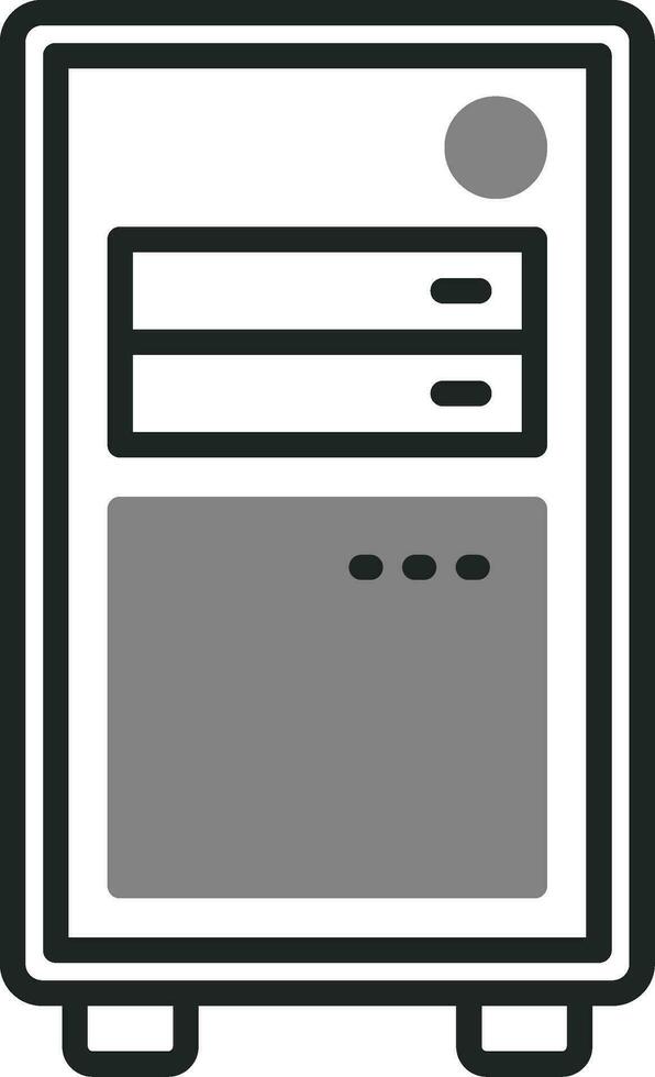 Computer Case Vector Icon