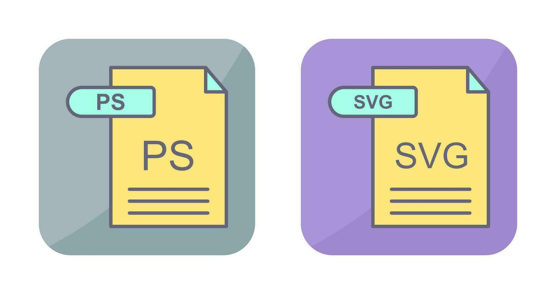 PS and SVG Icon vector