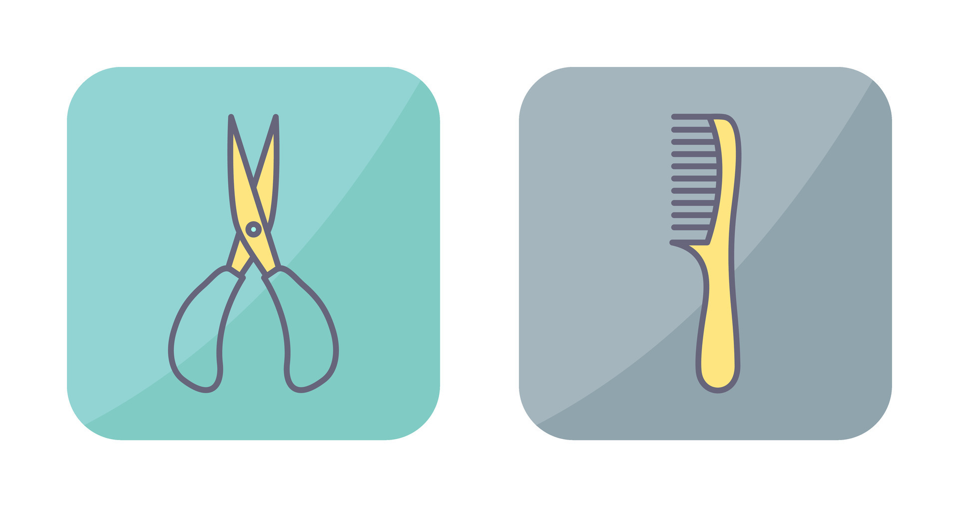 Scissor and Comb Icon 32661486 Vector Art at Vecteezy