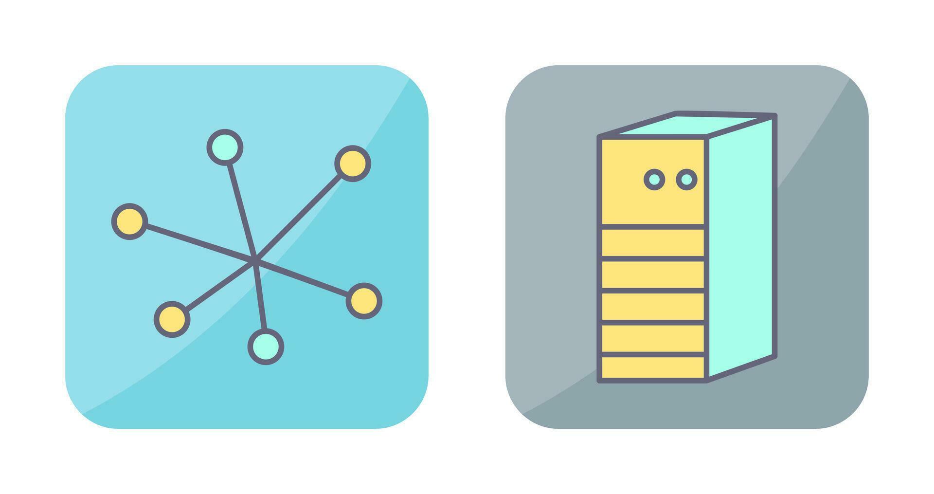 Internet and Server Network Icon 32661521 Vector Art at Vecteezy