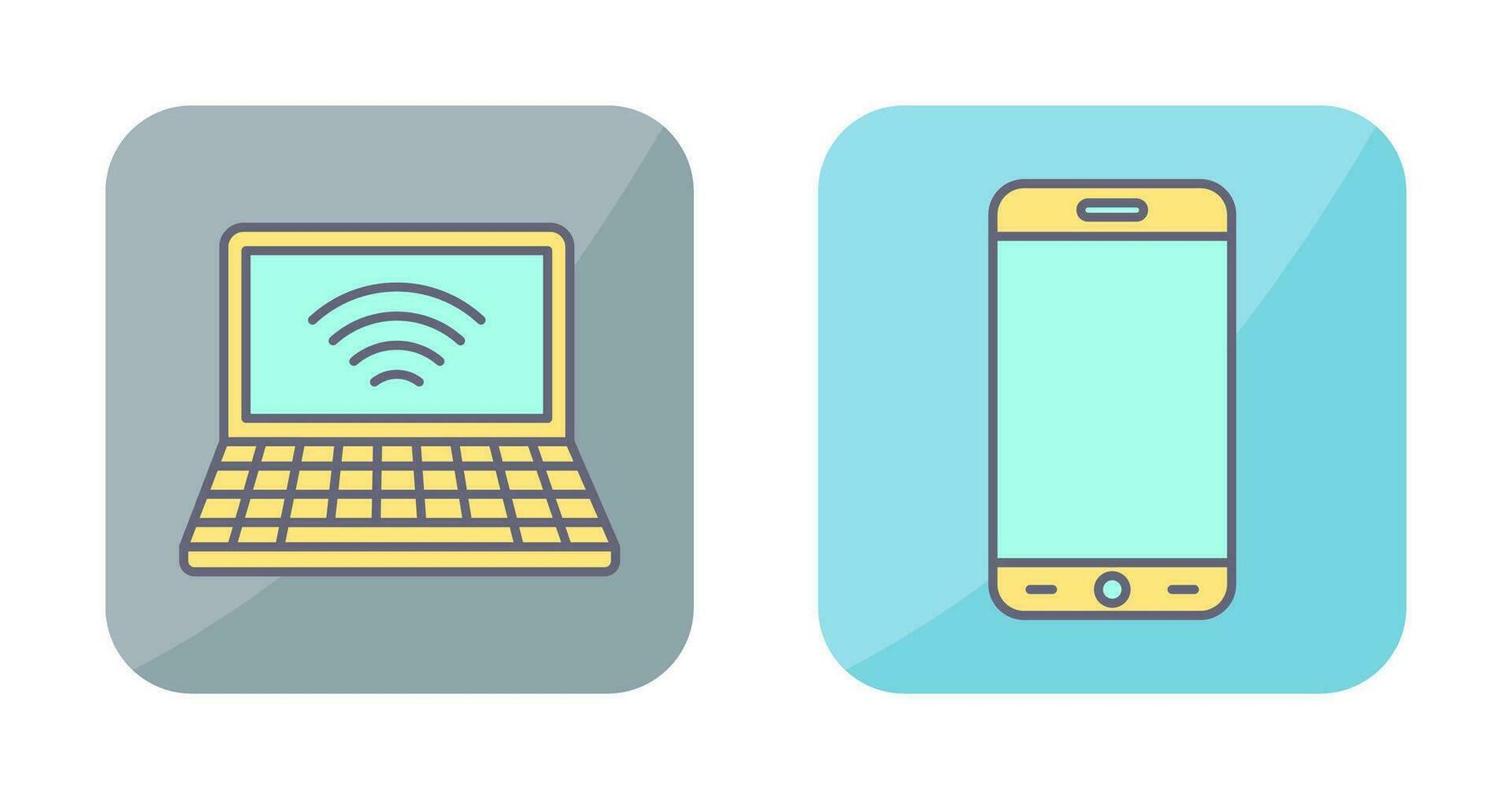 Signal and Smartphone Icon vector