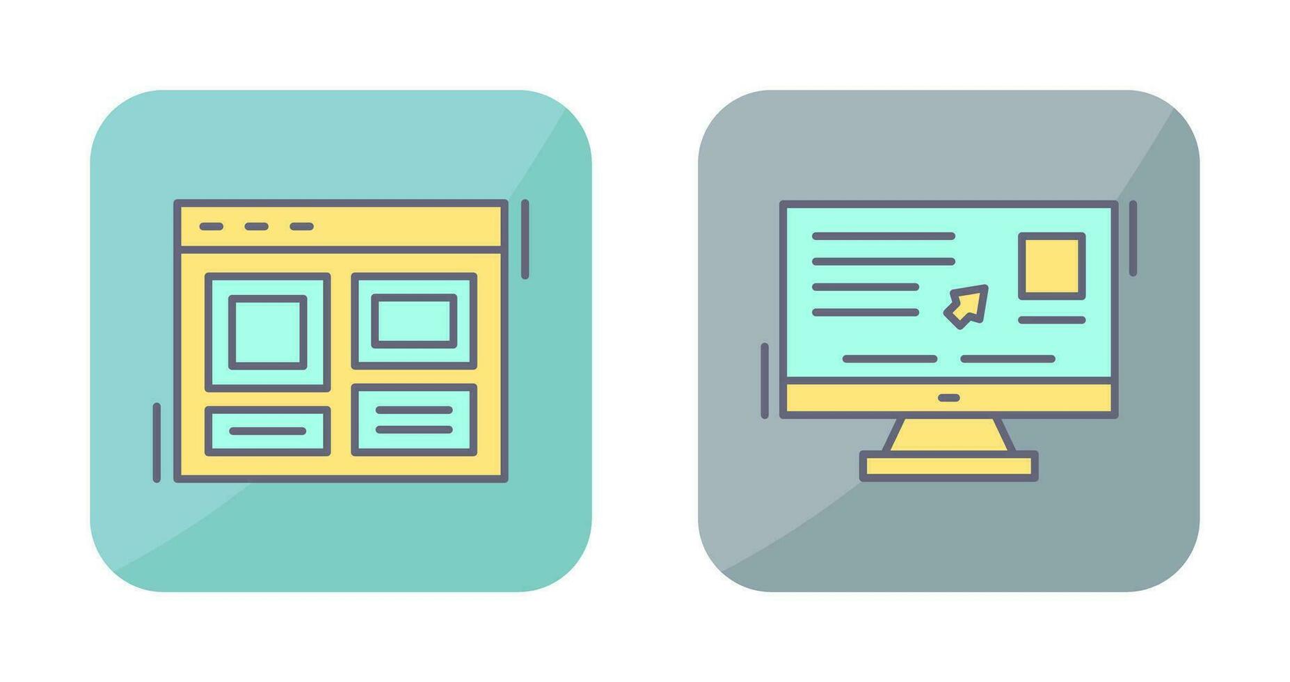 Layout and Usability Icon vector