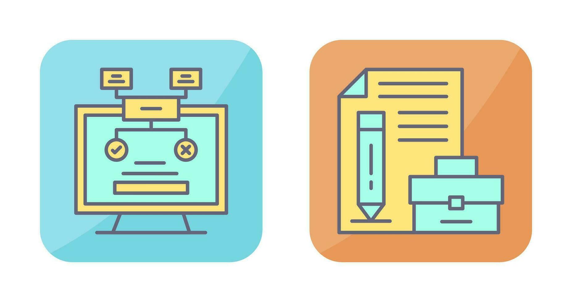 Methodology and Portfolio Icon vector