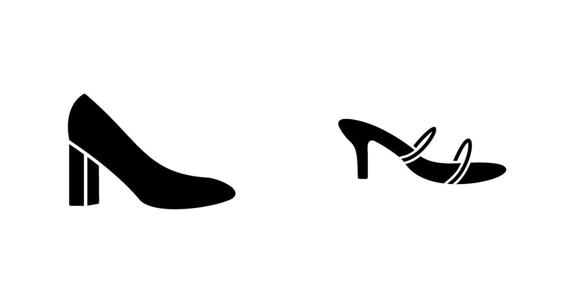 Heels and Stylish Icon vector