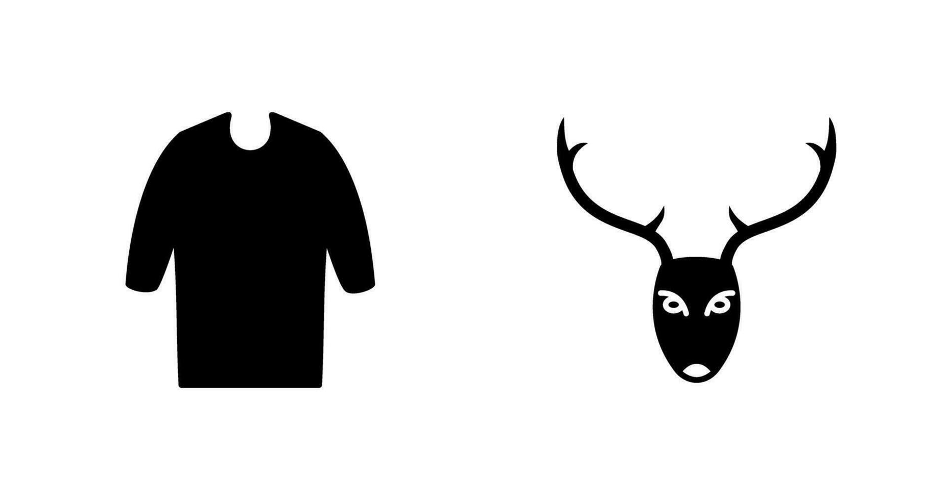 Casual Shirt and Animal Icon vector