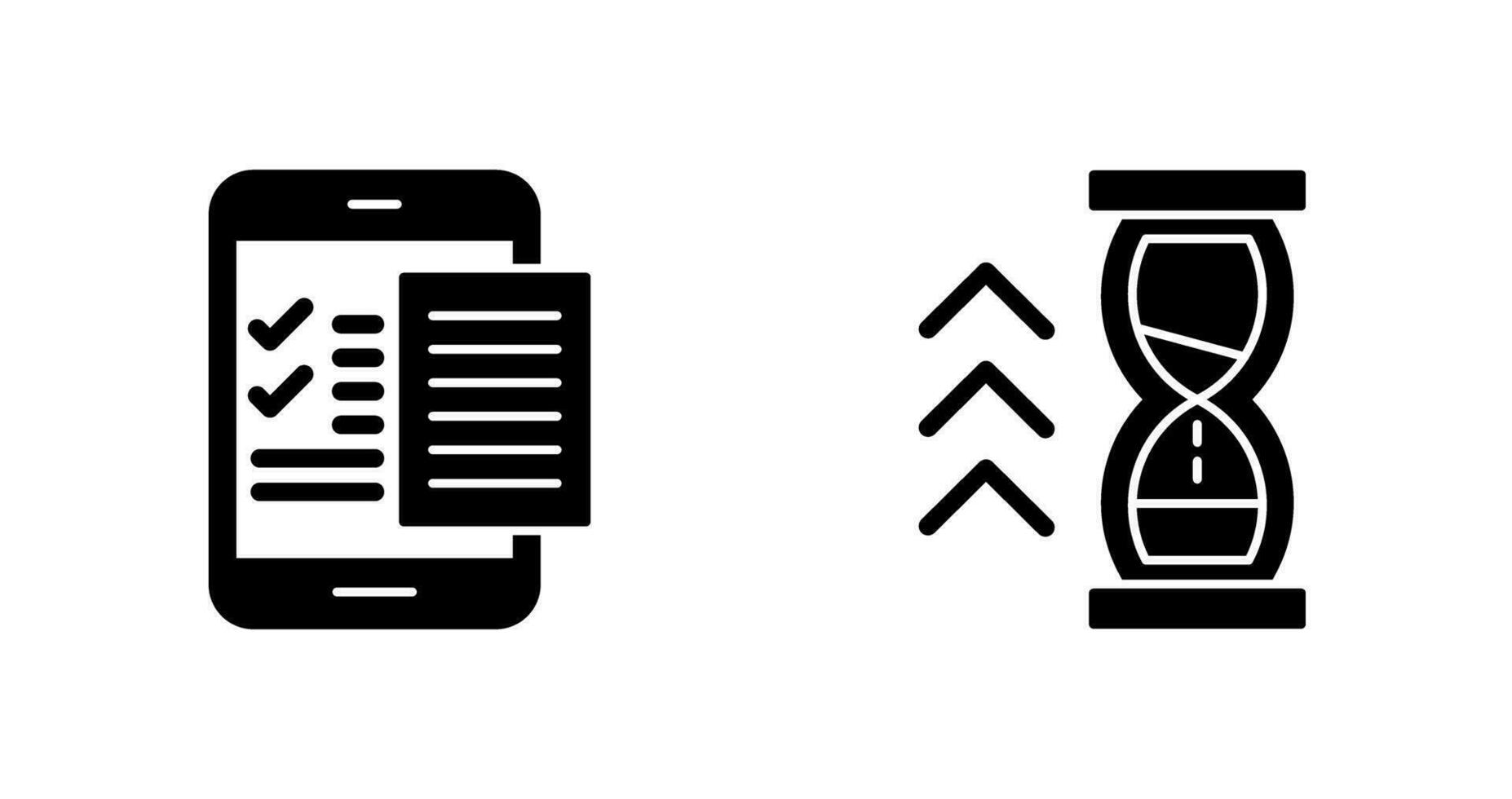 Check List and Quick Response Icon vector