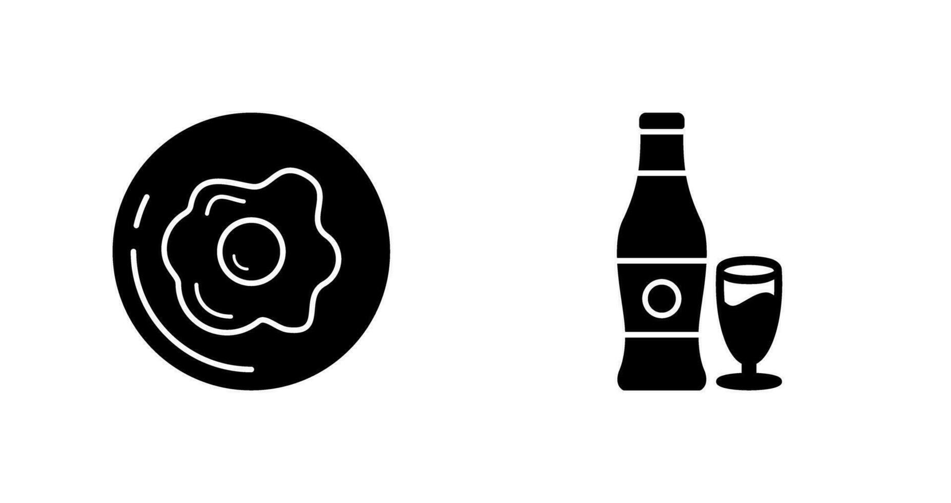 Breakfast and Bear Icon vector