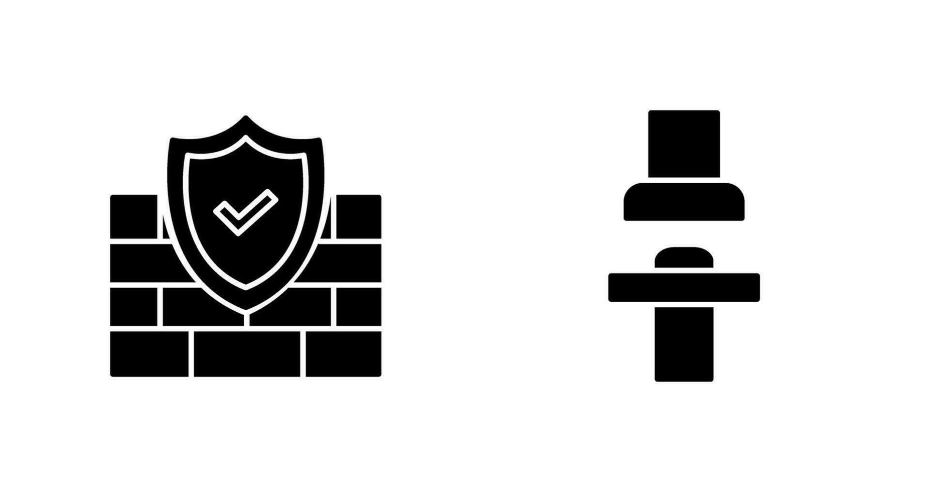 Firewall and Seat  Icon vector