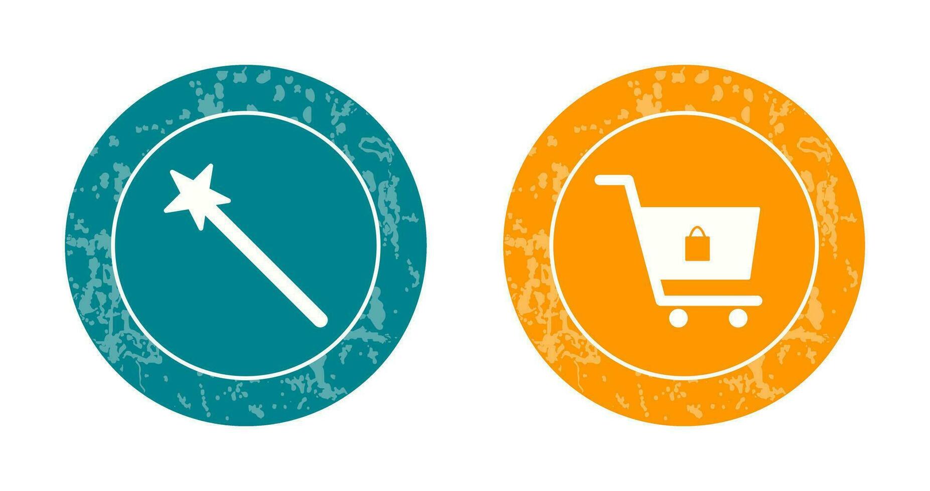 magic and shopping  Icon vector