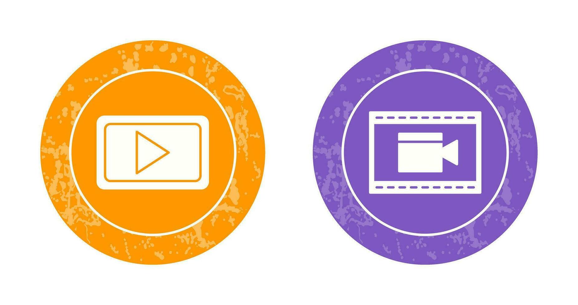 Video Communication and Video and Animation Icon vector