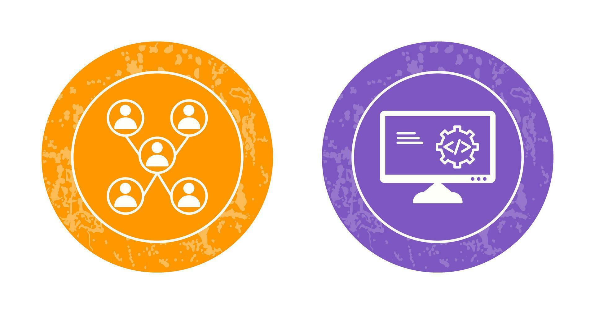 Company Network and Code Optimization Icon 32663122 Vector Art at Vecteezy