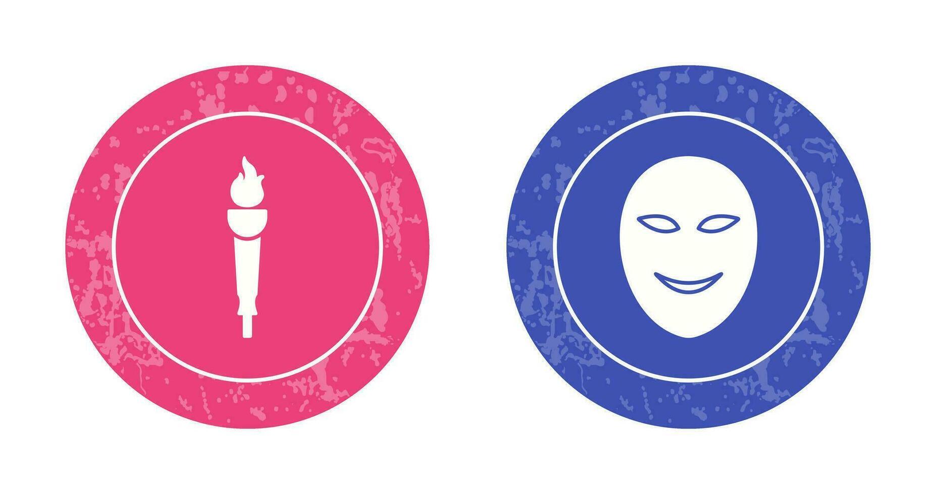Museum Torch and Ancient Icon vector