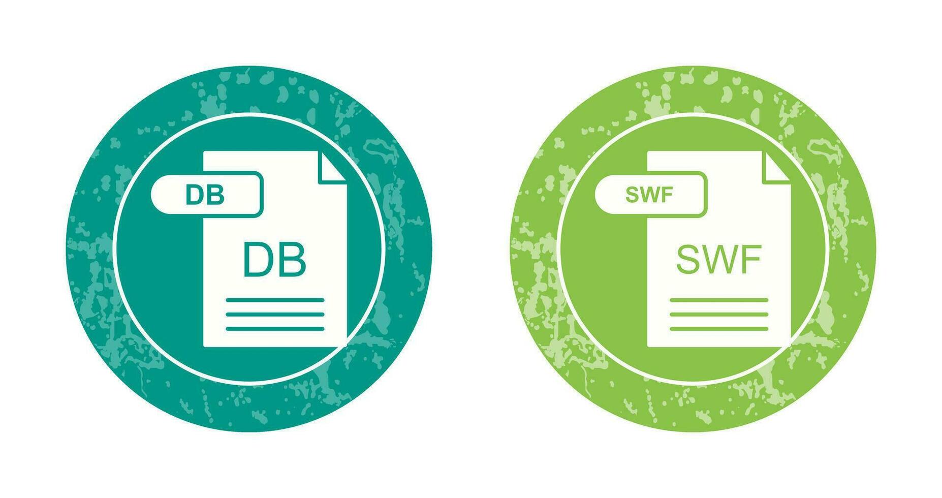 db y swf icono vector