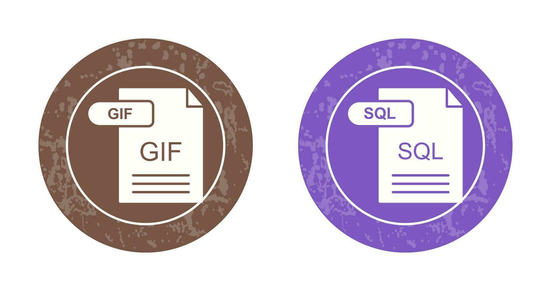 GIF and SQL Icon 32663276 Vector Art at Vecteezy