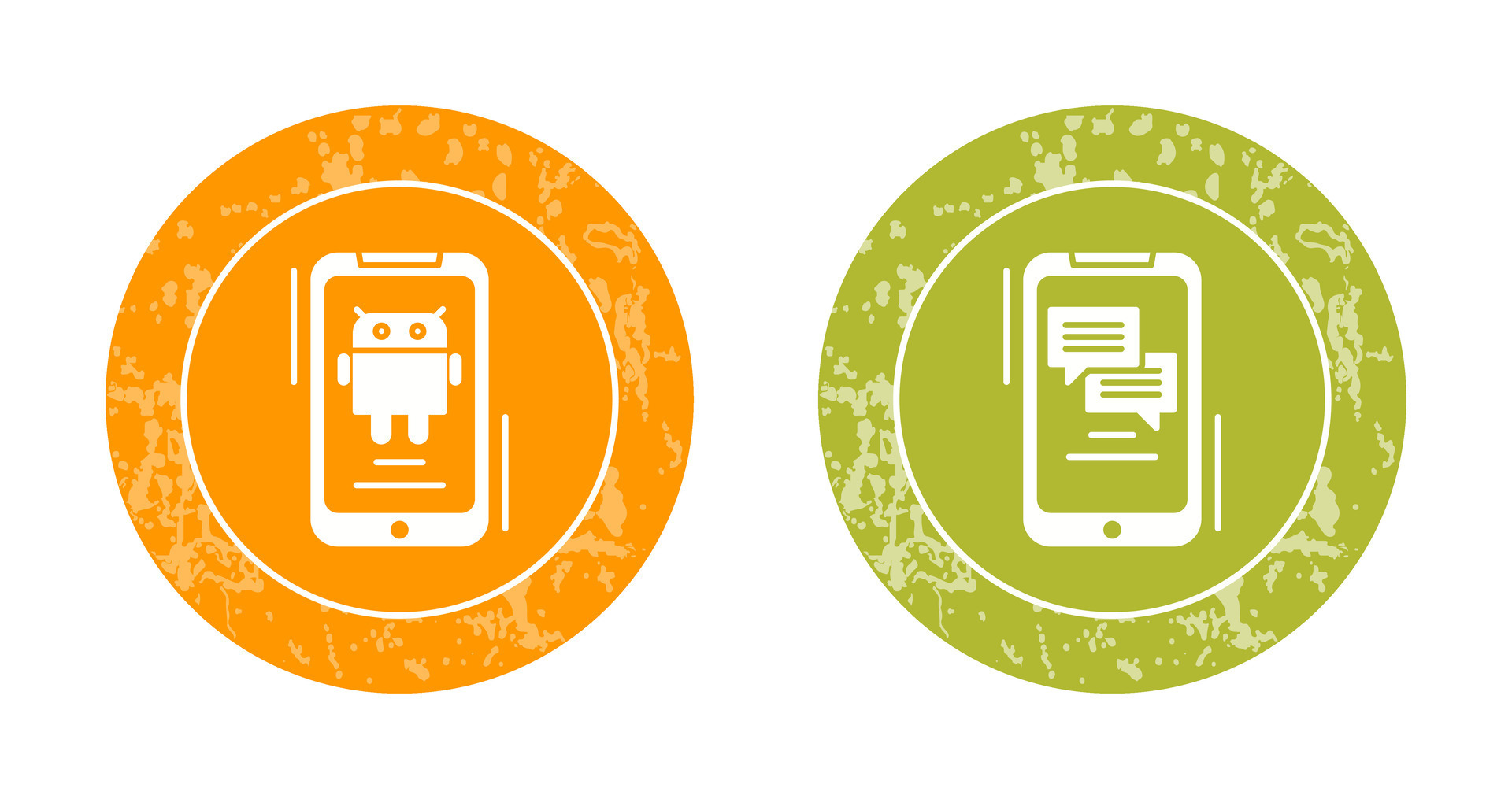 Android and Text Icon 32663345 Vector Art at Vecteezy