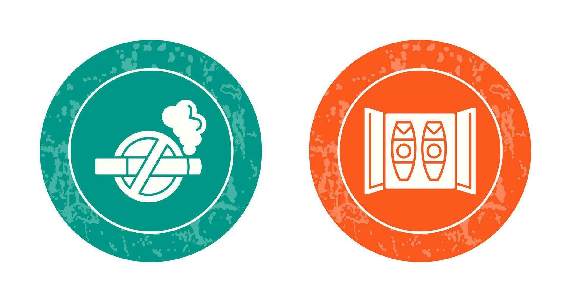 Cigar Box and No Tobacco Icon vector