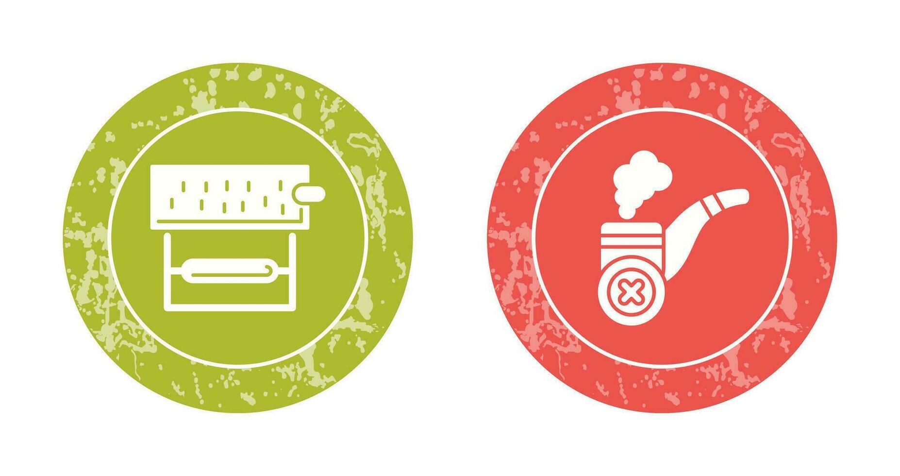 Rolling Tobacco and No Cigar Icon vector