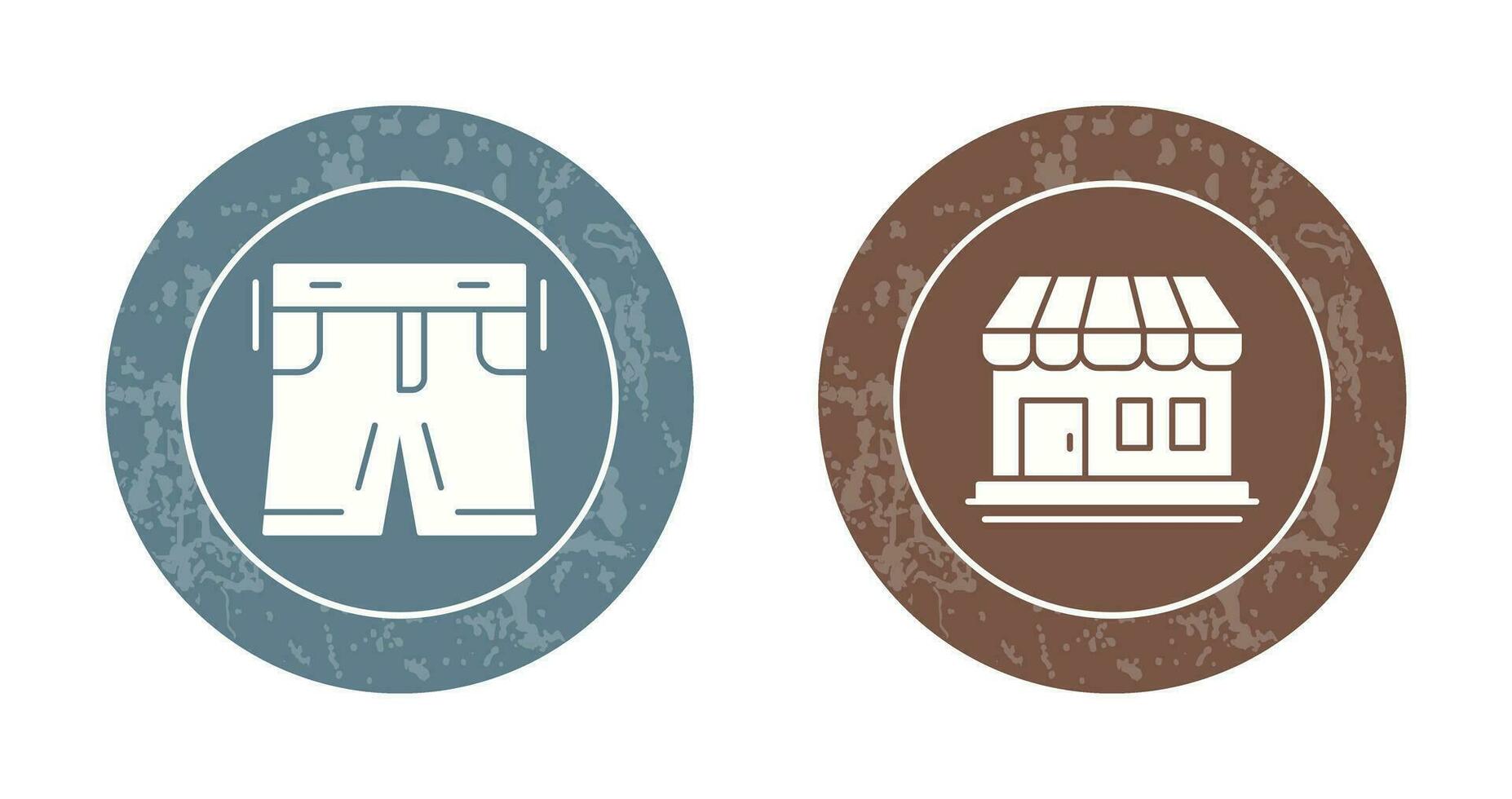 Shorts and Shop Icon vector