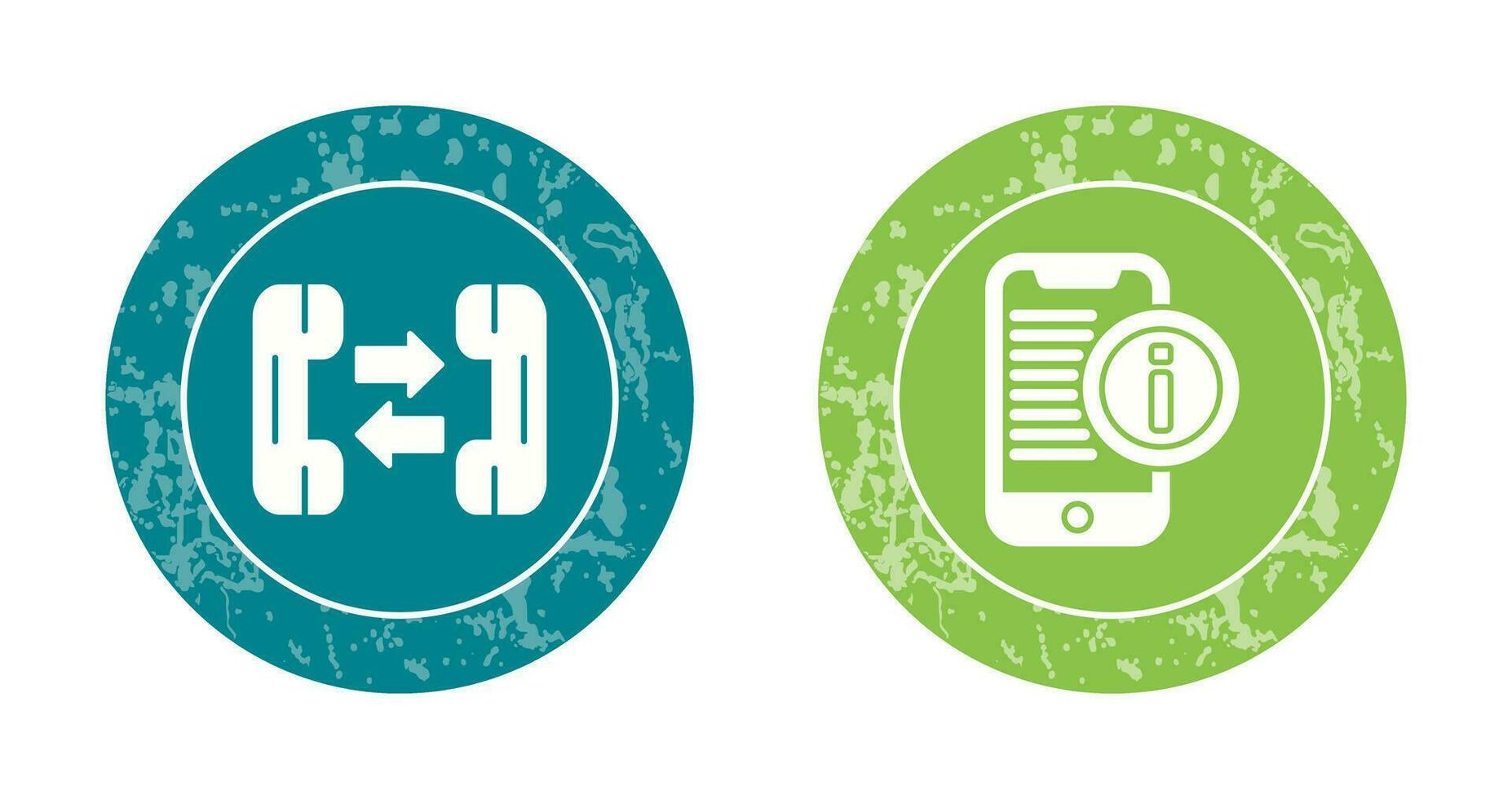 phone call and smartphone Icon vector